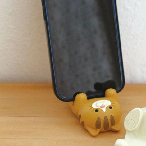 ZAKKA Katzenfiguren im japanischen Stil für Handys, Tablets, iPads, Stifthalter, Brillengestelle, Schreibwaren, Bürobedarf, Geschenke für Paare und getigerte Katzen. (1/5)