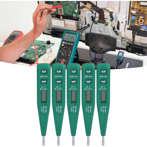 Digitaler Spannungsprüferstift (12–250 V, DC/AC), ohne Kontrollleuchte (1/5)