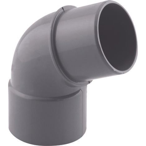 Coude PVC évacuation 67° Mâle Diamètre 40MM (1/3)