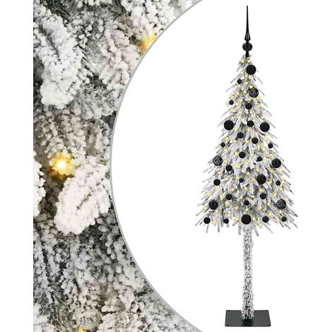 Christmas Tree with 150 LEDs White 150 cm PE and Steel vidaXL (1/5)