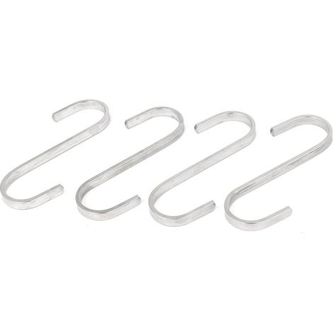 Cuisine badezimmer flach 304 edelstahl s geformt hängenden haken 71mm (1/2)
