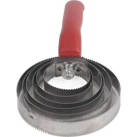 Brosse en métal pour démangeaisons du bétail, peigne pour perte de curry, avec poignée souple pour grand cheval, Six anneaux en acier inoxydable (1/5)