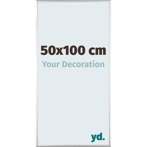 yd. - Cadre photo 50x100 - Argent Brillant - Aluminium - Kent (1/5)
