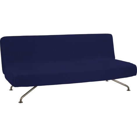 Housse de canapé clic clac, modèle 39x60x6 cm Bleu Marine (1/3)
