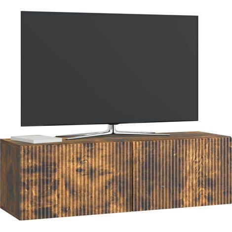 Maison Exclusive - Wandmontierter TV-Schrank Geräucherte Eiche 98