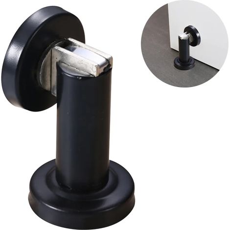Magnet Türfeststeller  Edelstahl Höhe Türpuffer Inkl Befestigungsmaterial für Wand- u. Bodenmontage