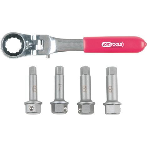 KS TOOLS 1/2' Jeu de douilles pour étrier de frein, 5 pcs ( 918.3500 ) (1/4)