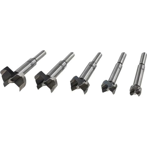 Forstner drill bit set 5-piece (15/ 20/ 25/ 30/ 35 mm)