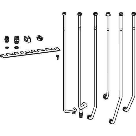 Bosch Accessori di installazione CS 33 Set di collegamento verticale, 7738112829