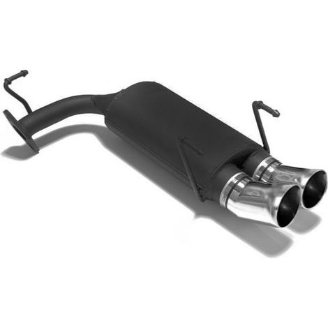 Silencieux Echappement Ulter Toyota Corolla E10 1992 a 1997 2x80mm DTM-36918808