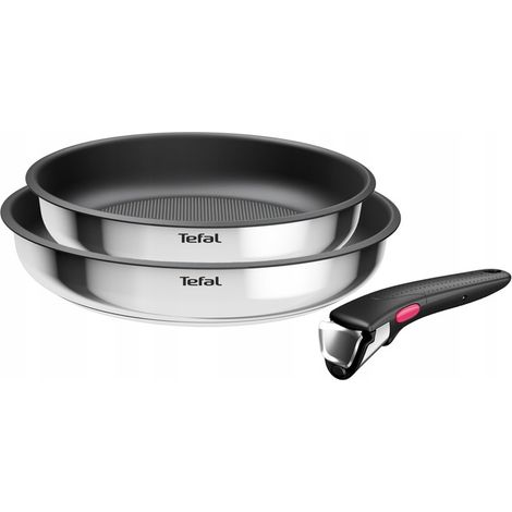 Küchenutensilien - TEFAL - Cook Eat Ingenio - 3 Teile - Abnehmbare Griffe - Titan Antihaftbeschichtung (1/5)