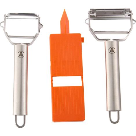 LAGUIOLE CUISSON - Un épluche légumes original + un éplucheur julienne + mini râpe- 3 pièces (1/5)