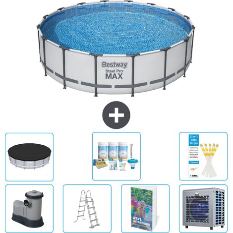 Bestway Piscina Bestway Steel Pro MAX Redonda - 488x122 cm - 8-piezas  S612