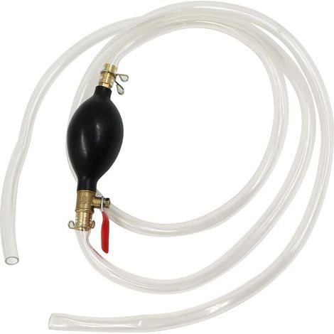 [MAI UTILIZZATO]  Pompa di trasferimento carburante manuale portatile - Pompa di trasferimento carburante manuale Tubo di aspirazione per auto portatile Pompa acqua/benzina Sifone con pompa di trasfer