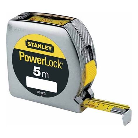 Stanley STA033932 Powerlock 5m Tape Measure Top Reader Metric Only 0-33-932 (1/10)
