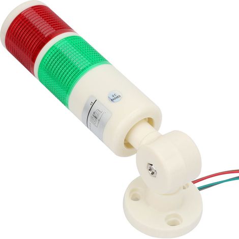 24-V-Gleichstrom-Maschinenwarnleuchte, LED-Anzeige, Warnsignal, Dauerlicht (1/5)