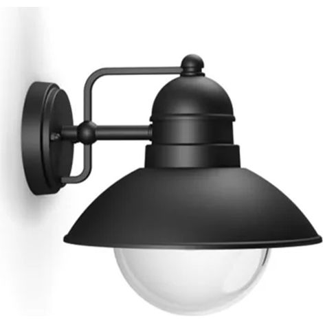 Applique Esterno Nordica Urban Alluminio Nero Bianco 1 Luce E27 Ip44 (1/3)