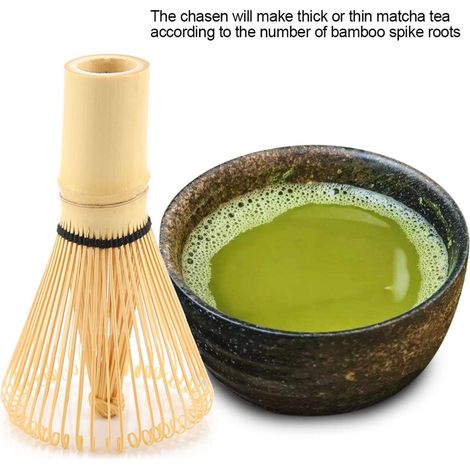 Chasen natürlicher Bambus-Teebesen für Matcha, 54-Zahn-Werkzeug, ideal zum Aufbrühen von Grünteepulver. (1/3)