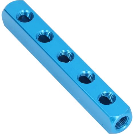 Bloc de distribution pneumatique en aluminium pour systèmes automatisés - Bloc séparateur AL-5 pour équipements industriels