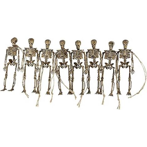 Modelo de esqueleto humano Decoración de Halloween de esqueleto de tamaño real, esqueleto de cuerpo completo para fiestas de Halloween (1/4)