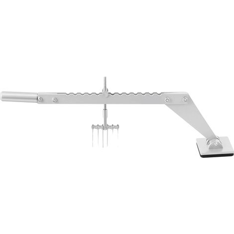 Barre de traction pour dent, alliage d'aluminium, longueur de 24,6 pouces, hauteur de 7,9 pouces, diamètre de poignée de 1,18 pouce, pied en caoutchouc antidérapant (1/5)