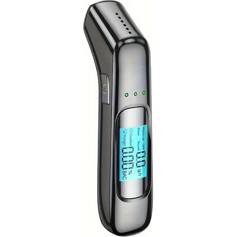 Détecteur d'alcool, mesure du pourcentage d'alcoolémie / Instrument de mesure portable USB de haute précision pour la maison (1/5)