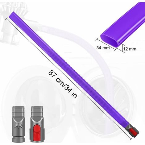 Ugello piatto per rimuovere lanugine da asciugatrici e prese d'aria, compatibile con Dyson Gen5 V8 V7 V10 V11 V12 V15 V6 (1/4)
