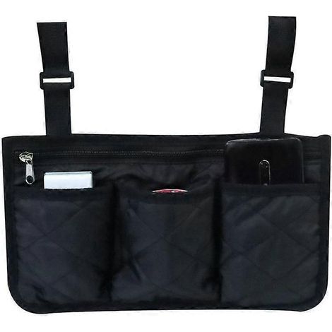 Sacs de rangement universels étanches pour fauteuils roulants, compatibles avec la plupart des fauteuils roulants. (1/4)