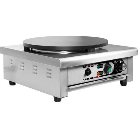 Gastro Crepes Maker 400mm, 3000W 450x470x220mm, Pfannkuchenmaschine