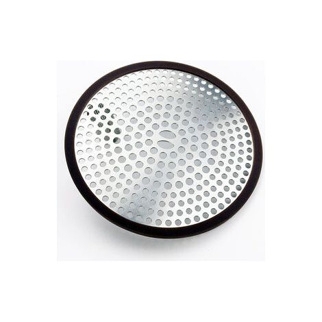 Filtre Pour Bonde De Baignoire - Acier Inoxydable Et Silicone - Anti-Cheveux Pour Salle De Bain Et Douche - 1 Piece (1/5)