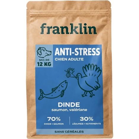 Croquettes pour Chien 70% Dinde et Saumon 12 kg (1/5)
