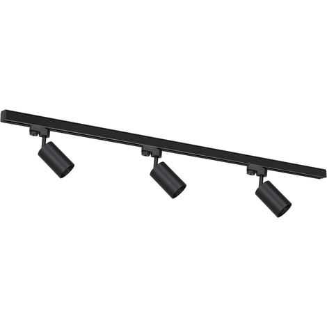 Kit rail 150 cm 3 spots orientables GU10 Milagro Pipe (1/5)