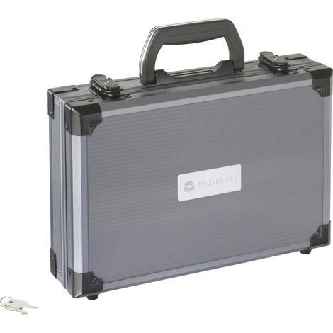 TOOLCRAFT TO-10308357 Werkzeug-Pilotenkoffer unbestückt 1 Stück (L x B x H) 33 x 23 x 9 cm