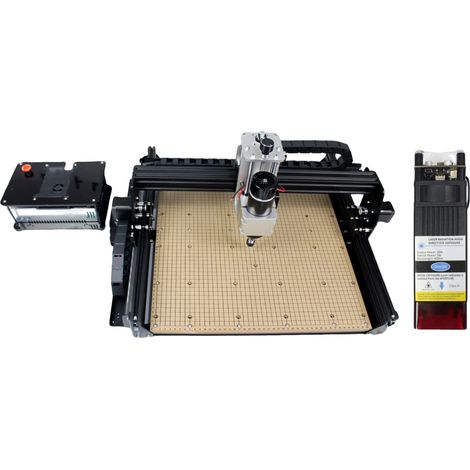 Fresadora CNC, máquina de grabado, mesa de MDF, controlador fuera de línea, solo necesita un láser de 20 W. (1/2)