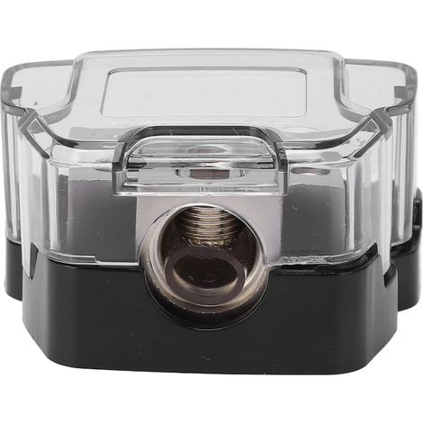 Bloc de distribution d'alimentation à 3 voies avec masse, répartiteur audio, entrée 0 AWG, sortie 4 AWG, universel pour voiture (1/5)