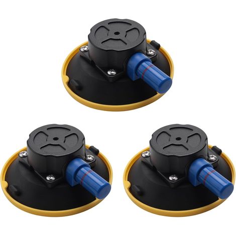 3X Ventouse à Vide Concave de 4,5 Pouces Ventouse de Pompe à Main Robuste de 114,3 mm avec Goujon Fileté (1/5)