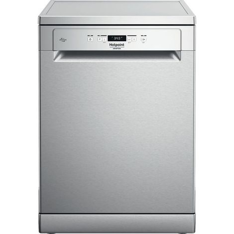 Hotpoint Ariston Lavastoviglie a libera installazione HA4FFB14BX. Posizionamento dell'apparecchio: Libera installazione, Dimensione: Dimensione massima (60 cm), Colore della porta: Acciaio inox. Nu...
