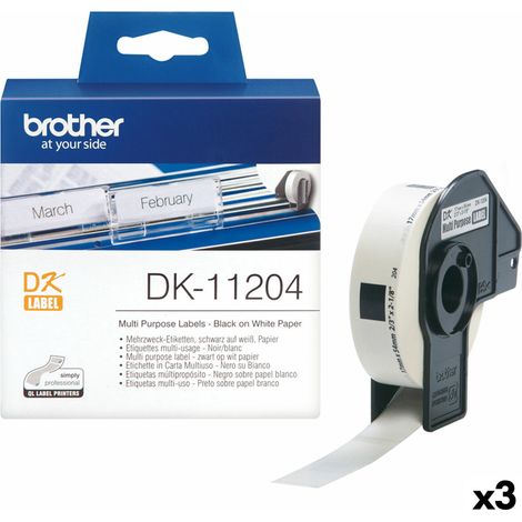 Etikettenrolle brother dk11204 17x54