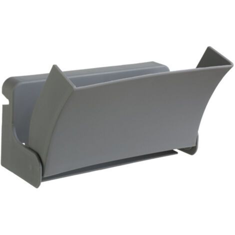 Pair Lntyq Support Chaussure Mural Pliable étagères - rangement chaussures 22.5X13.5X10.5CM pliable mural pour étagère murale, sans perçage, cintre à couloir et couloir, économiser de l'espace, gris, 