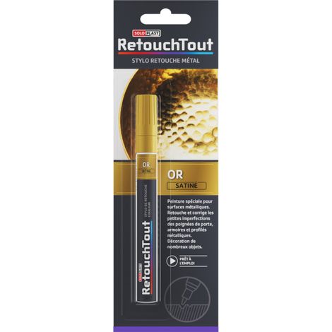 Rotulador para acabado de metales SOLOPLAST - Oro satinado - 10ml