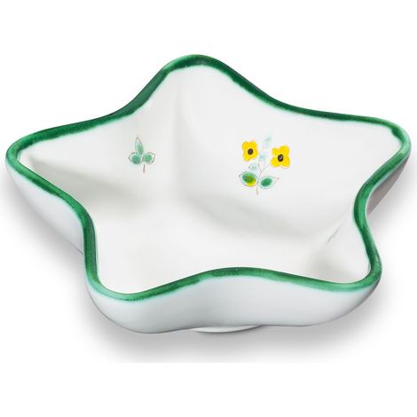 Gmundner Keramik Streublumen, Sternschale (L: 14cm)