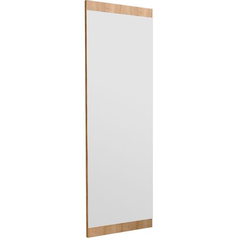Miroir mural décoratif Lysola 40x120cm Bois clair (1/5)