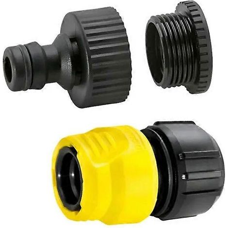Filiyano – adaptateur pour robinet de – Raccord rapide d'arrêt d'eau 6.465-031.0 pour nettoyeur haute pression Karcher K2 K3 K4 K5 K7, adaptateur pour (1/5)