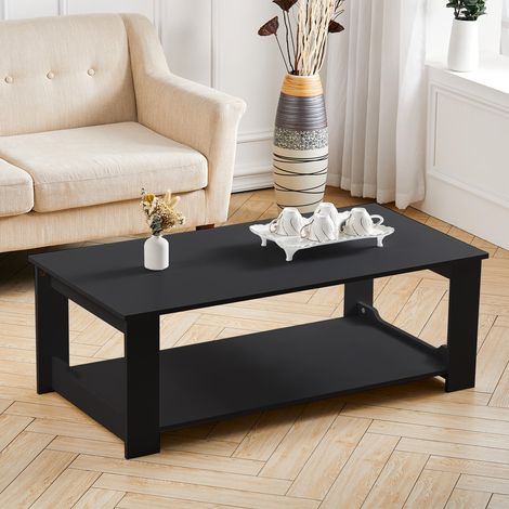 Simple Wooden 3 Tier Coffee Table for Living Room (1/5)