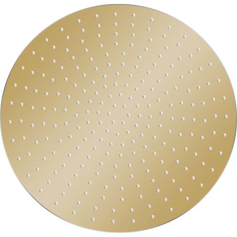 Maison Exclusive - Testa Doccia a Pioggia in Acciaio Inox 50 cm Rotonda Oro