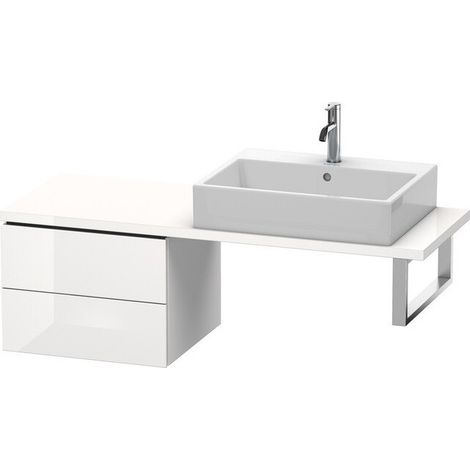 Consolle bassa L-CUBE 400x520x477mm cemento