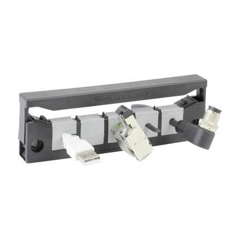 Icotek KEL-QUICK E5 regleta de entrada de cable negra