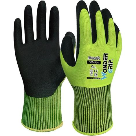 Gants Jardinage Anti-Piqûres Sans Couture - Antidérapants pour Taille de Roses, Taille L (1/5)