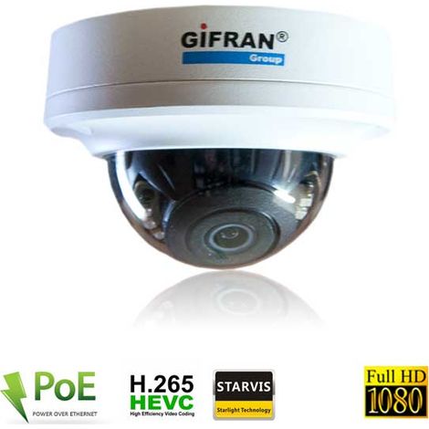 Telecamera starlight POE 2MPX IP