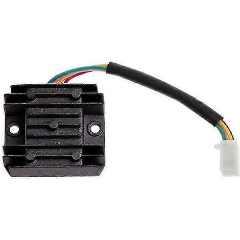 Régulateur-redresseur de tension à 4 fils compatible avec moteurs de moto, quad, bateau, Mercury ATV GY6 50/150cc, scooter, cyclomoteur, JCL, NST, Taotao. (1/4)